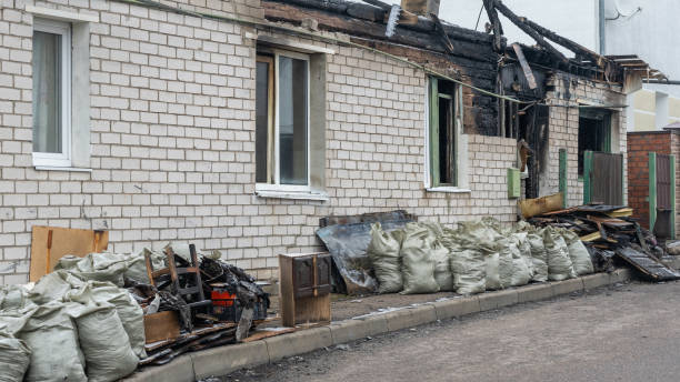 Professional Fire Damage Removal technician working in Woodbury Heights, NJ